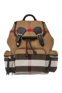 Текстильный рюкзак в клетку Burberry