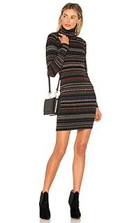 Облегающее платье metallic stripe - MILLY