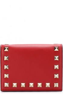 Кожаный кошелек с заклепками Valentino