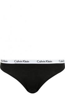 Хлопковые трусы-слипы Calvin Klein Underwear