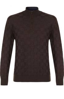 Джемпер фактурной вязки из смеси шерсти и кашемира Paul&amp;Shark