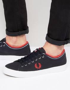 Парусиновые кроссовки Fred Perry Kendrick - Темно-синий