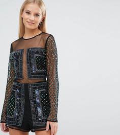 Ромпер с отделкой ASOS PETITE - Мульти