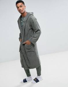 Махровый халат Calvin Klein - Зеленый