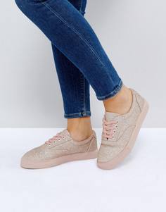 Кроссовки на шнуровке ASOS DEMBY - Фиолетовый