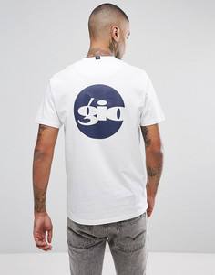 Белая футболка с принтом Gio Goi - Белый