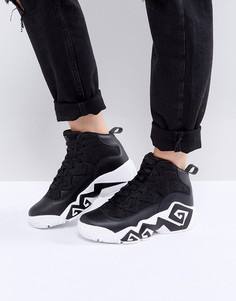 Черные высокие сетчатые кроссовки Fila Mb - Черный