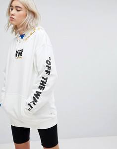 Худи розового цвета Vans - Белый