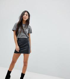 Мини-юбка ASOS PETITE Sculpt Me - Черный