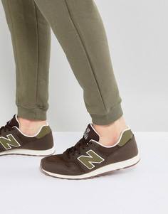 Коричневые кроссовки New Balance 373 Winterised ML373BRS - Коричневый