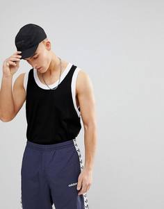 Свободная черная майка ASOS - Мульти