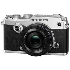 Фотоаппарат системный Olympus PEN-F Silver + 14-42mm Black Kit