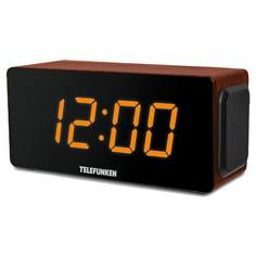 Радио-часы Telefunken TF-1566U Brown Wood/Orange TF-1566U Brown Wood/Orange
