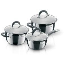 Набор посуды (нержавейка) Rondell Flamme RDS-341 3шт.: 1,3/3,2/5,7л Flamme RDS-341 3шт.: 1,3/3,2/5,7л