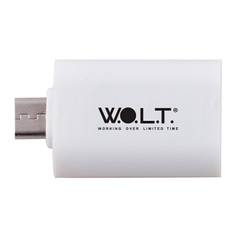 Переходник W.O.L.T. USB-microUSB OTG White (WOTG1) USB-microUSB OTG White (WOTG1)