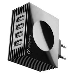 Сетевое зарядное устройство Cellular Line 4 USB 4.2A (ACHUSBQUAD4AK)