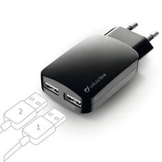 Сетевое зарядное устройство Cellular Line 2 USB 3.1A (ACHUSBMOBILEDUAL3A) 2 USB 3.1A (ACHUSBMOBILEDUAL3A)
