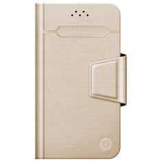 Универсальный чехол для смартфона Deppa Wallet Fold M 4.3-5.5 Gold Wallet Fold M 4.3''-5.5'' Gold