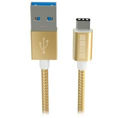 Кабель USB Type-C InterStep 3.0 Neylon Gold 1m (IS-DC-TYPCUSBNG-000B210) 3.0 Neylon Gold 1m (IS-DC-TYPCUSBNG-000B210)