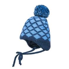 Шапка-ушанка для мальчика Barkito синий