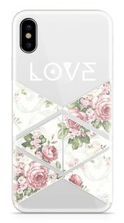 Аксессуар Чехол With Love. Moscow Silicone Apple iPhone X Love 2 5007