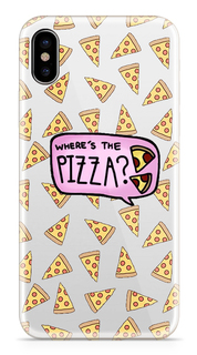 Аксессуар Чехол With Love. Moscow Silicone Apple iPhone X Pizza 5012