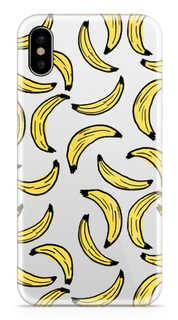 Аксессуар Чехол With Love. Moscow Silicone Apple iPhone X Bananas 5018