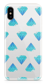 Аксессуар Чехол With Love. Moscow Silicone Apple iPhone X Crystals 5035