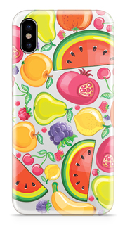 Аксессуар Чехол With Love. Moscow Silicone Apple iPhone X Fruit 5050
