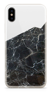 Аксессуар Чехол With Love. Moscow Silicone Apple iPhone X Black Marble 2 5054