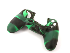 Чехол Apres Silicone Case Cover for PS4 Dualshock Green-Black
