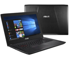 Ноутбук ASUS ROG FX502VM 90NB0DR5-M01960 (Intel Core i7-6700HQ 2.6 GHz/8192Mb/1000Gb + 256Gb SSD/No ODD/nVidia GeForce GTX 1060 3072Mb/Wi-Fi/Cam/15.6/1920x1080/Windows 10 64-bit)