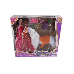 Кукла China Bright Кукла с лошадью и аксессуарами 1374038