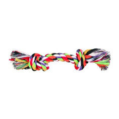 Игрушка Трикси Разноцветная верёвка с узлом 15cm 8775