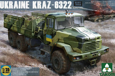 Сборная модель Takom Украинский грузовик Краз-6322 2022