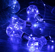 Гирлянда Luazon Лампочки LED-100-12V 3m Blue 2291983