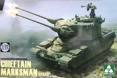 Сборная модель Takom Британская система пво Chieftain Marksman 2039