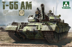 Сборная модель Takom Российский средний танк T-55 AM 2041