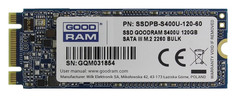 Жесткий диск 120Gb - GoodRAM S400U SSDPB-S400U-120-60