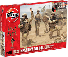 Сборная модель AIRFIX Британский пехотный патруль A03701