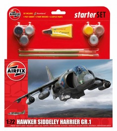 Сборная модель AIRFIX Hawker Harrier GR1 Starter Set A55205