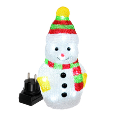 Новогодний сувенир Vegas Снеговик LED 55102