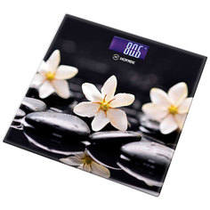 Весы Hottek Цветы на черном HT-962-012