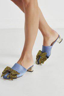 Атласные мюли Gucci
