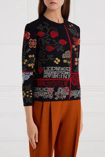 Джемпер с рустикальными узорами Alexander Mc Queen