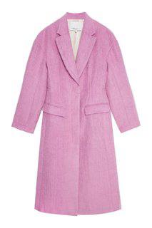 Розовое пальто из шерсти и мохера 3.1 Phillip Lim