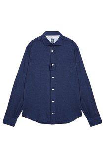 Фактурная хлопковая рубашка Eleventy