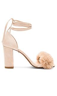 Lacey faux fur heel - RAYE