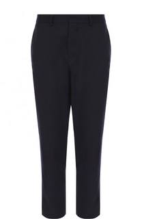 Шерстяные брюки прямого кроя Moncler