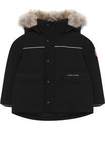 Пуховая куртка Lynx с меховой отделкой на капюшоне Canada Goose